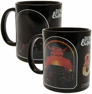 Golden Discs Posters & Merchandise Dungeons & Dragons Heat Change Mug (Thieves in The Temple Design) 11oz Ceramic [Mug]