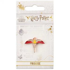 Rose Gold Plated Fawkes Harry Potter Pin Badge [Badge]