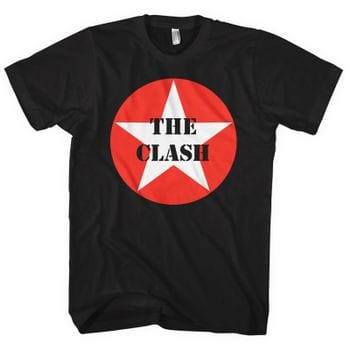 Golden Discs T-Shirts The Clash: Star Badge - Large [T-Shirts]