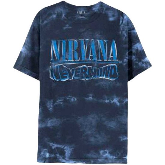 Nirvana - Nevermind Wavy Logo (Wash Collection) - 1XL [T-Shirts]