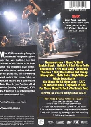 Golden Discs DVD Live At Donington - AC/DC [DVD]