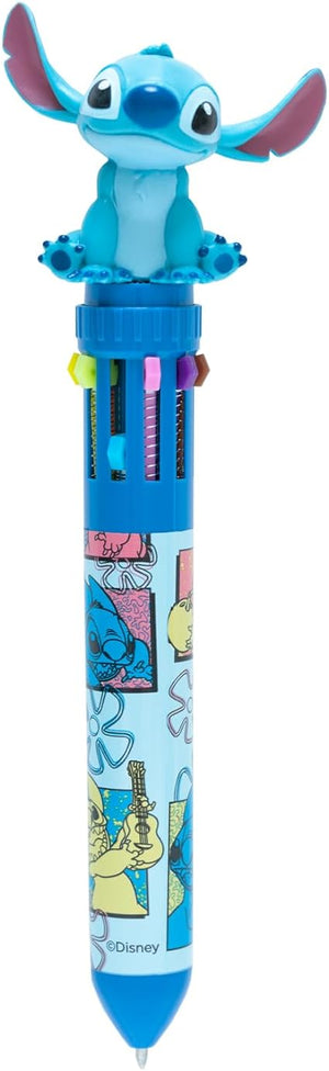 Golden Discs Posters & Merchandise Disney 10 In 1 Ballpoint Pen With 3D Stitch Topper [Stationery]