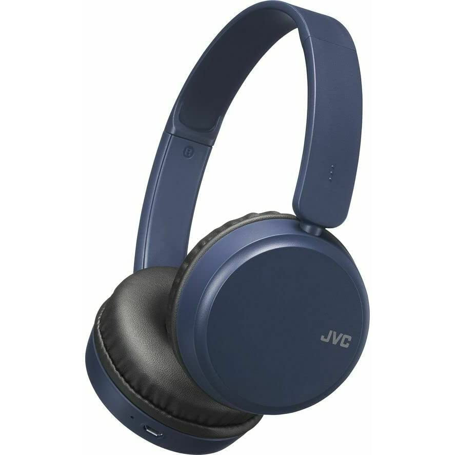 Golden Discs Accessories JVC Deep Bass Bluetooth On Ear Headphones - Blue [Accessories]