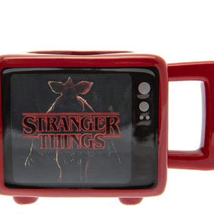 Golden Discs Mugs Stranger Things 3-D Shaped Heat Changing Mug in Retro TV Design [Mug]