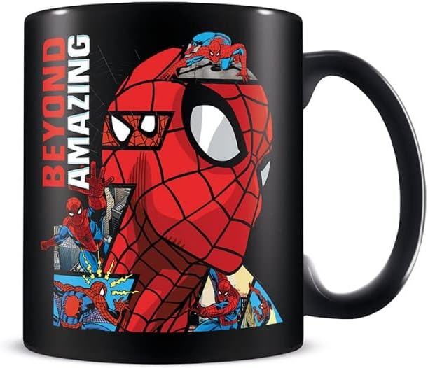 Golden Discs Posters & Merchandise Beyond Amazing Marvel Spiderman, Black [Mug]