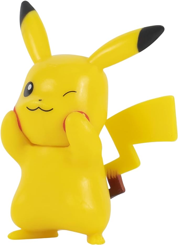 Golden Discs Toys Pokemon 3 Pack-Features 2 Pikachu, Wynaut & 3-Inch Leafeon Battle Figures [Toys]