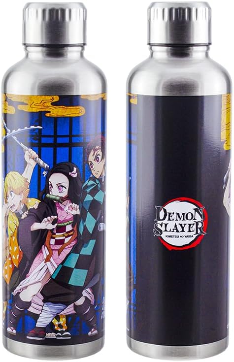 Golden Discs Posters & Merchandise Demon Slayer Premium Metal Water Bottle, 500ml [Bottle]