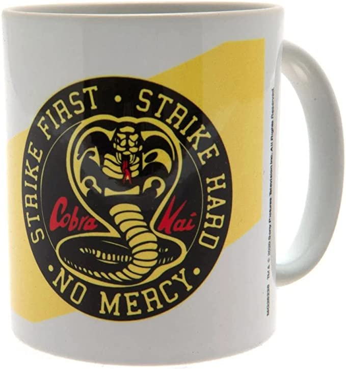 Golden Discs Mugs Cobra Kai No Mercy [Mug]