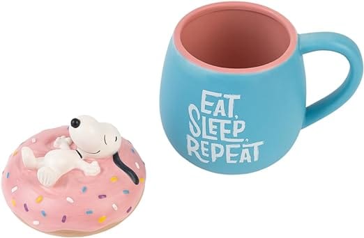 Golden Discs Posters & Merchandise Snoopy 3D Ceramic with Lid [Mug]