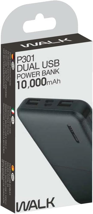 Golden Discs Accessories Walk Power Bank 10,000mAh Dual USB Portable Charger [Accessories]