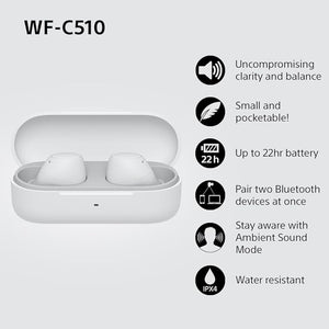 Sony WF-C510 Truly Wireless Earbuds – Small, Light, Bluetooth In Ear Headphones [Accessories]