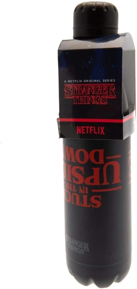 Golden Discs Posters & Merchandise Stranger Things Insulated Metal Water Bottle with Upside Down Graphic [Bottle]