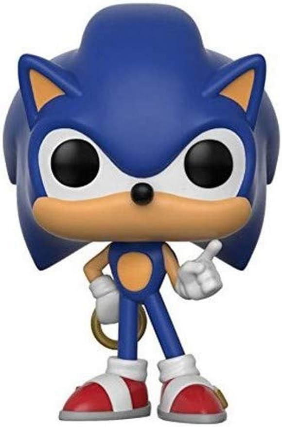 Golden Discs Toys Funko POP! Games Sonic the Silver Hedgehog Sonic With Ring [Toys]