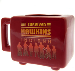 Golden Discs Mugs Stranger Things 3-D Shaped Heat Changing Mug in Retro TV Design [Mug]