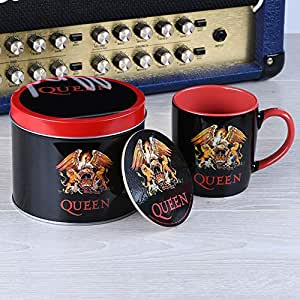 Golden Discs Mugs Queen Logo Mug Coaster In Tin [Mug]