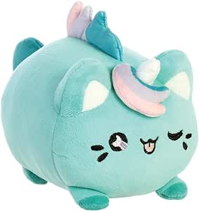Golden Discs Plush Tasty Peach Moon Blossom Meowchi, 7In, Aqua [Plush]