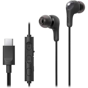 Golden Discs Accessories JVC HA-FR9UC-B Gumy Connect USB-C™ Earphones, Black [Accessories]