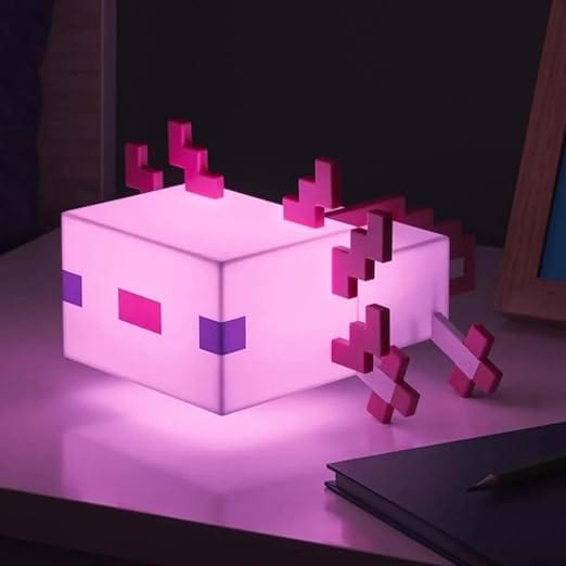 Golden Discs Posters & Merchandise Minecraft Axolotl Light [Lamp]