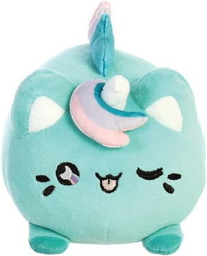 Golden Discs Plush Tasty Peach Moon Blossom Meowchi, 7In, Aqua [Plush]