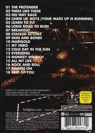 Golden Discs DVD Foo Fighters: Live At Wembley Stadium [DVD]