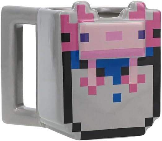 Golden Discs Posters & Merchandise Minecraft Axolotl Shaped [Mug]