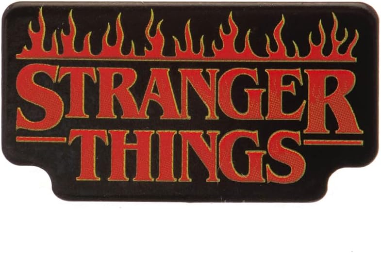 Golden Discs Posters & Merchandise Stranger Things Enamel Pin Badge (Fire Logo Design) [Badge]