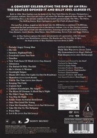 Golden Discs DVD Live At Shea Stadium - Billy Joel [DVD]