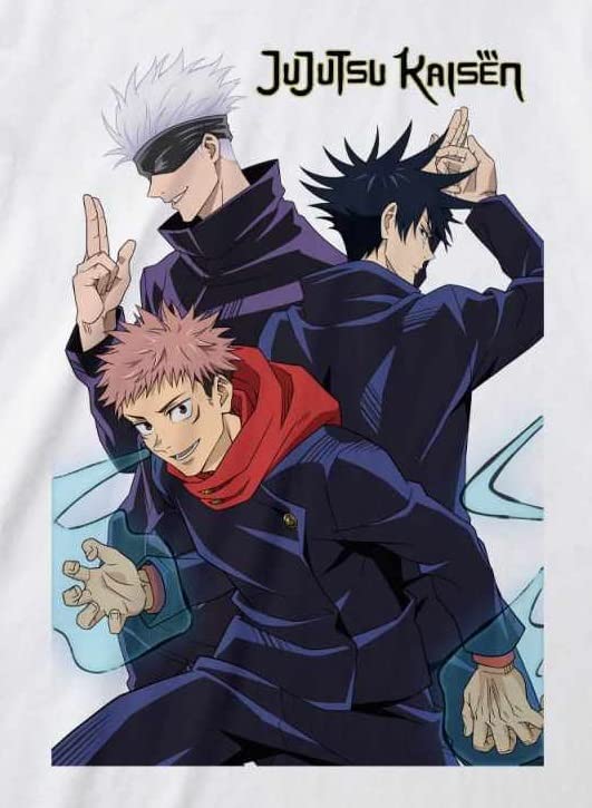 Golden Discs T-Shirts Jujutsu Kaisen - Trio - Unisex 2XL [T-Shirts]