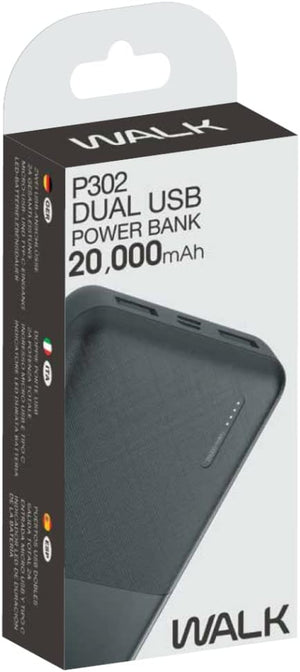 Golden Discs Accessories Walk Power Bank 20,000mAh Dual USB Portable Charger [Accessories]