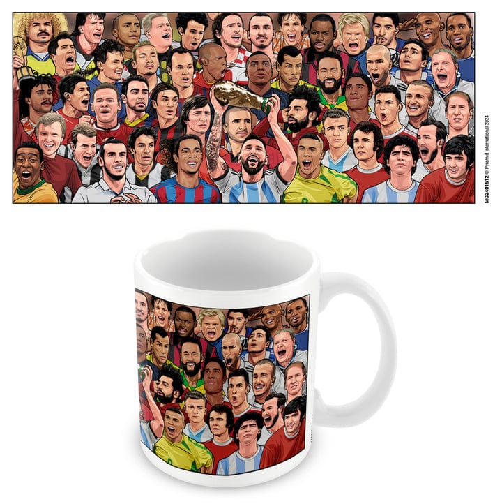 Golden Discs Posters & Merchandise Legends (Football's Greatest) 11Oz/315Ml White Mug [Mug]