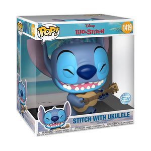 Jumbo Funko POP!: Disney - Stitch with Ukulele [Toys]