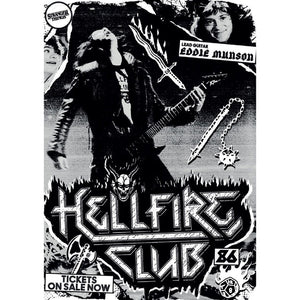 Stranger Things (Hellfire Club Eddie Munson '86) Print A6 [Postcard]