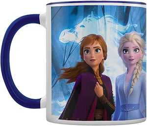 Golden Discs Mugs Frozen 2 (Guiding Spirit) Blue Coloured Inner Ceramic [Mug]