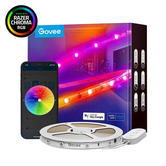 Golden Discs Accessories Govee RGBIC Basic Wi-Fi + Bluetooth LED Strip Lights - H618A 5M [Accessories]
