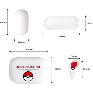 Golden Discs Accessories Pokemon Earpods (Pokeball White) Earpphones [Accessories]
