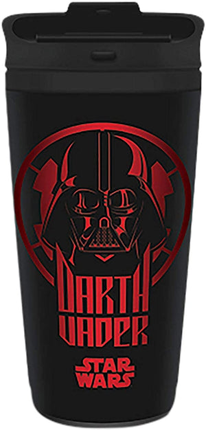 Golden Discs Mugs Star Wars Metal Travel Mug (Darth Vader Imperial Army Design) 16oz [Travel Mug]