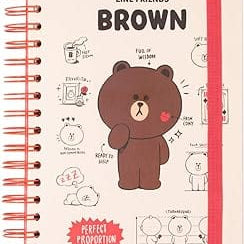 Golden Discs Posters & Merchandise Line Friends A5 [Notebook]
