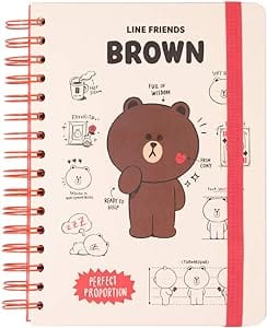 Golden Discs Posters & Merchandise Line Friends A5 [Notebook]