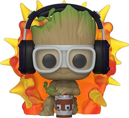 Golden Discs Toys Funko POP! Marvel: Guardians Of the Galaxy - Groot With Detonator [Toys]