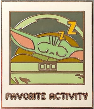 Golden Discs Posters & Merchandise The Mandalorian - Grogu (the Child, Baby Yoda) - Blind Enamel Pin Purchase [Badge]