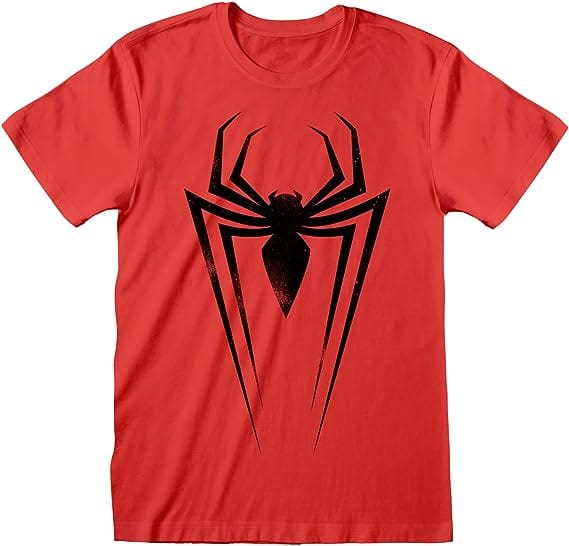 Golden Discs T-Shirts Marvel Unisex Adult Spider-Man Symbol - Medium [T-Shirts]