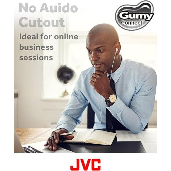 Golden Discs Accessories JVC HA-FR9UC-B Gumy Connect USB-C™ Earphones, Black [Accessories]