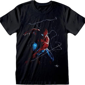 Golden Discs T-Shirts Marvel Comics Spiderman Spidey Art - Large [T-Shirts]
