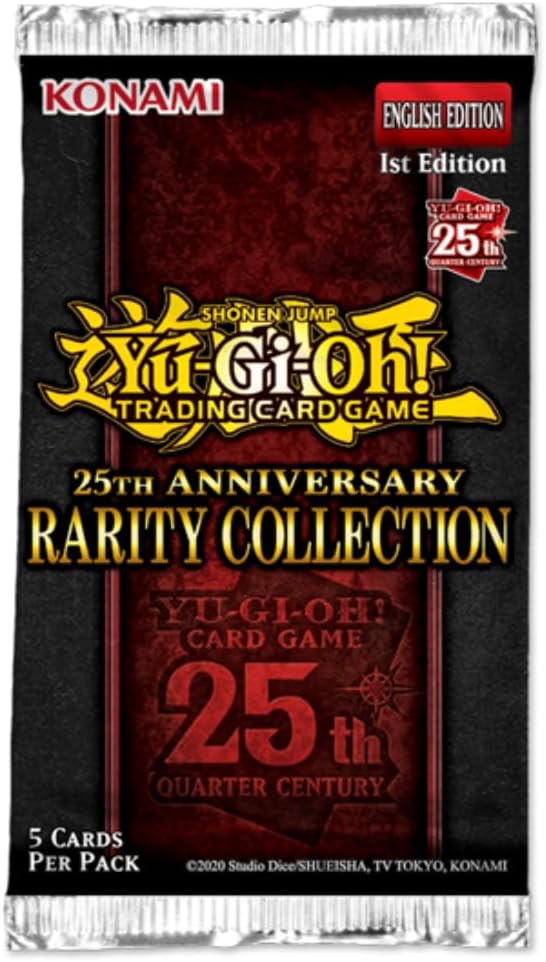 Golden Discs Posters & Merchandise Yu-Gi-Oh! 25th Anniversary Rarity Collection First Edition Booster (Pack of 5 cards) [Trading Cards]]