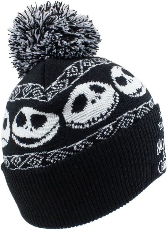 Golden Discs Posters & Merchandise The Nightmare Before Christmas Beanie Pom-Basic Snow [Hat]