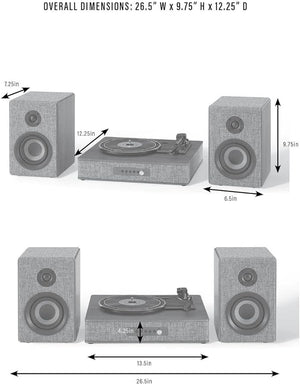 Golden Discs Tech & Turntables Crosley Aria Shelf System [Tech & Turntables]