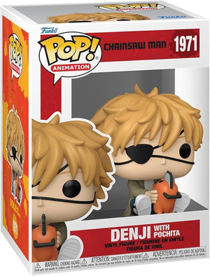 Funko Pop! Animation: Chainsaw Man - Denji & Pochita [Toys]