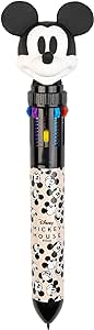 Golden Discs Posters & Merchandise Disney 100 Mickey Mouse Pen 10 In 1 Ballpoint Pen With 3D Mickey Mouse Topper [Stationery]
