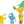 Golden Discs Toys Pokemon 3 Pack-Features 2 Pikachu, Wynaut & 3-Inch Leafeon Battle Figures [Toys]