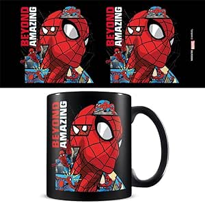 Golden Discs Posters & Merchandise Beyond Amazing Marvel Spiderman, Black [Mug]